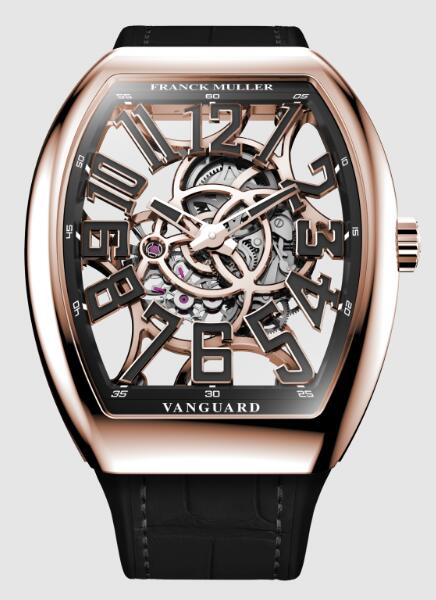 Review Franck Muller Vanguard Slim Skeleton V 41 S AT SQT (NR) Replica Watch